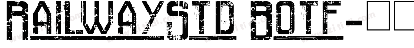 RailwayStd Botf字体转换